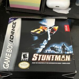 Atari Stuntman Game for Game Boy Advance - Black